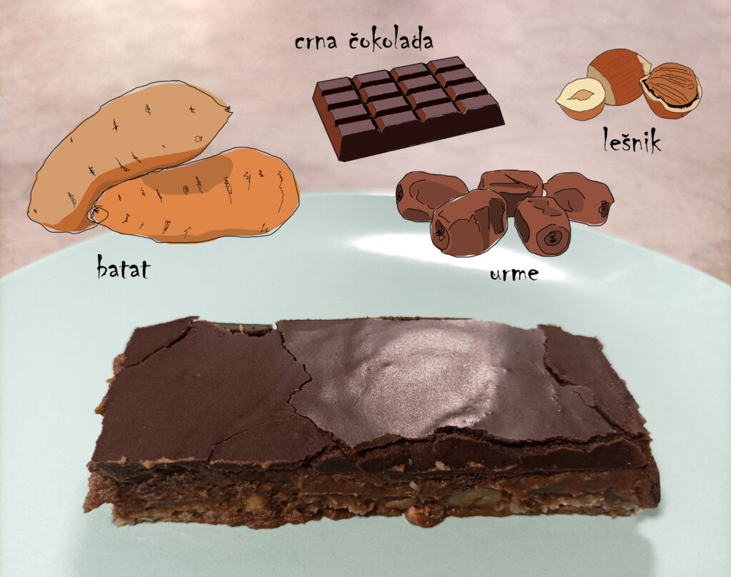 Kremasta veganska batat poslastica